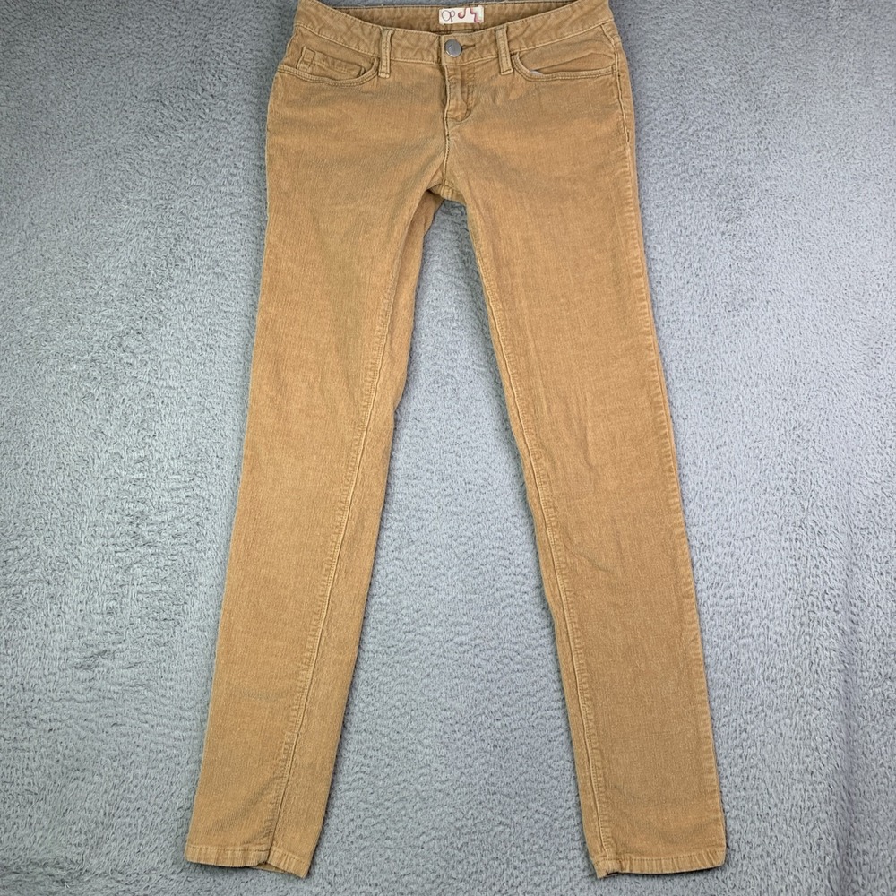 OP ocean pacific clothing Corduroy Pants Women's 5 Straight Leg Gold Y2K